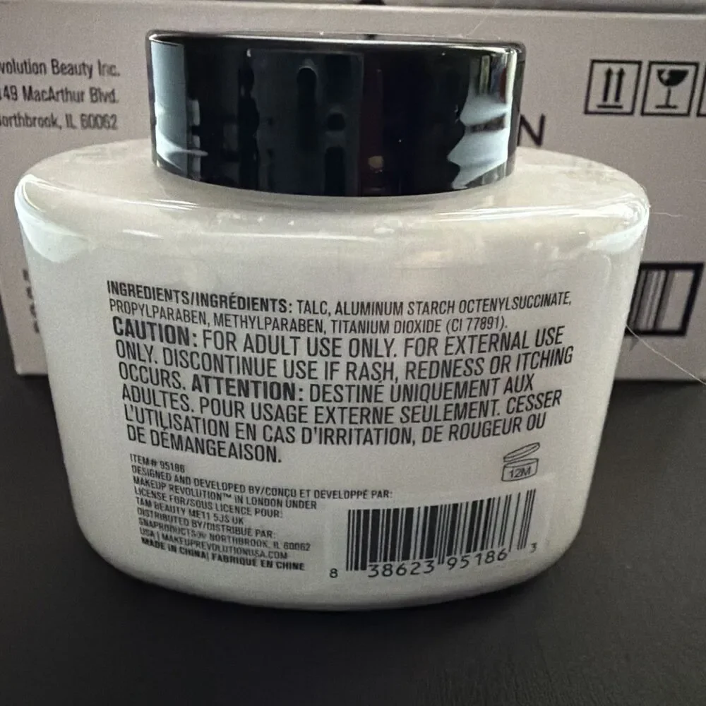 3‑Pack Revolution Luxury Baking Powder Ghost – Translucent Setting Powder